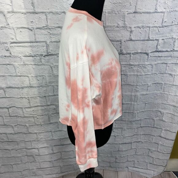 Paper Crane Crewneck Longsleeve tie dye sweatshirt sz Med women - Picture 5 of 10